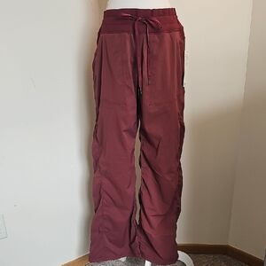 Burgundy Dance Studio Pants